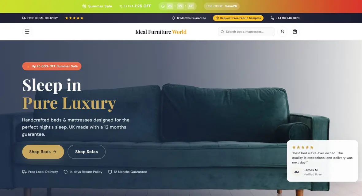 Live Shopify build