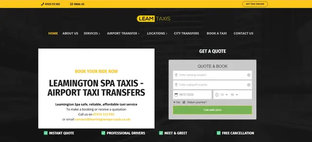 Leam Taxis, Leamington Spa: photograph